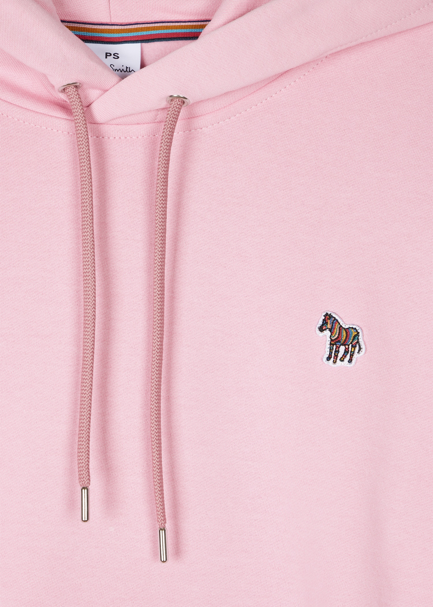 Women's Pink Zebra Logo Hoodie - 2