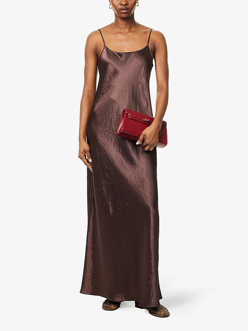 Vince Shoulder-Straps Scoop-Neck Woven Maxi Dress outlook