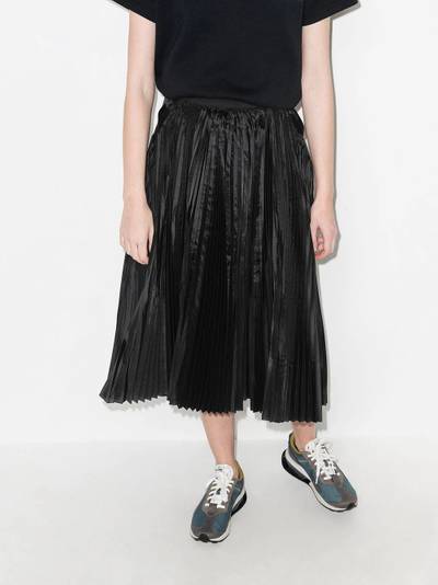 Nike x sacai pleated midi skirt outlook