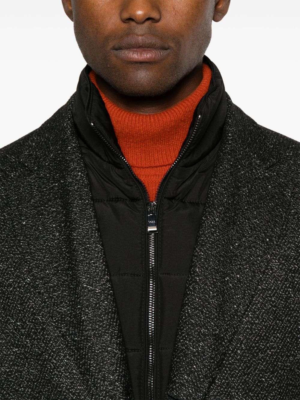 panelled coat - 5
