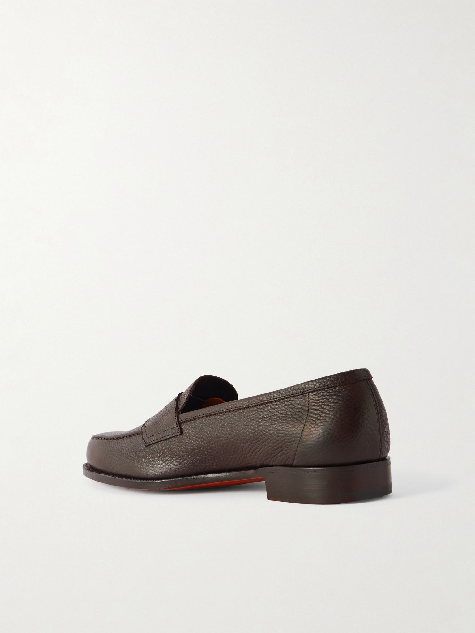 Pimlico Full-Grain Leather Penny Loafers Dark brown - 4