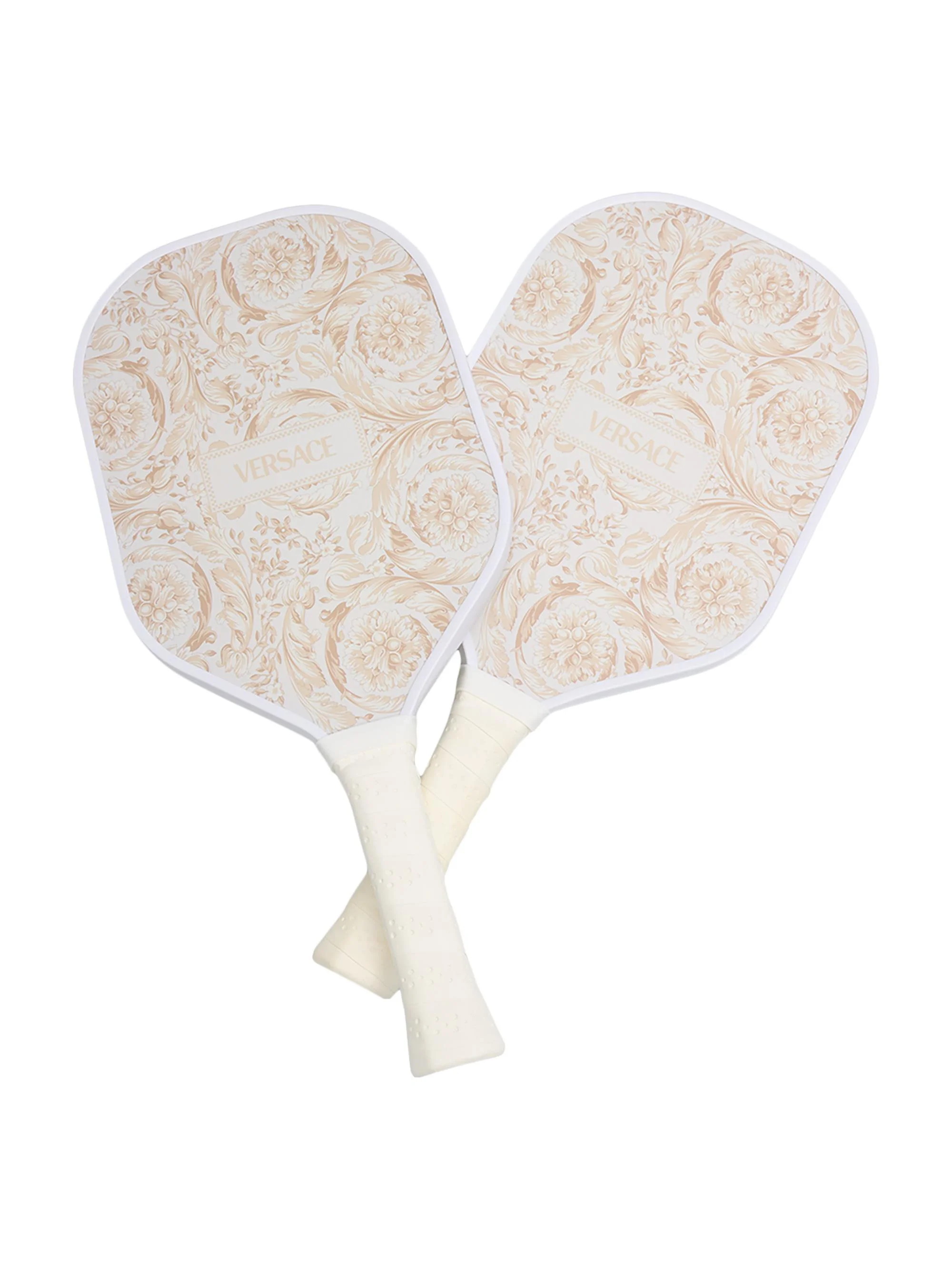 Barocco 2-Piece Fiberglass Pickleball Rackets - Beige - 1