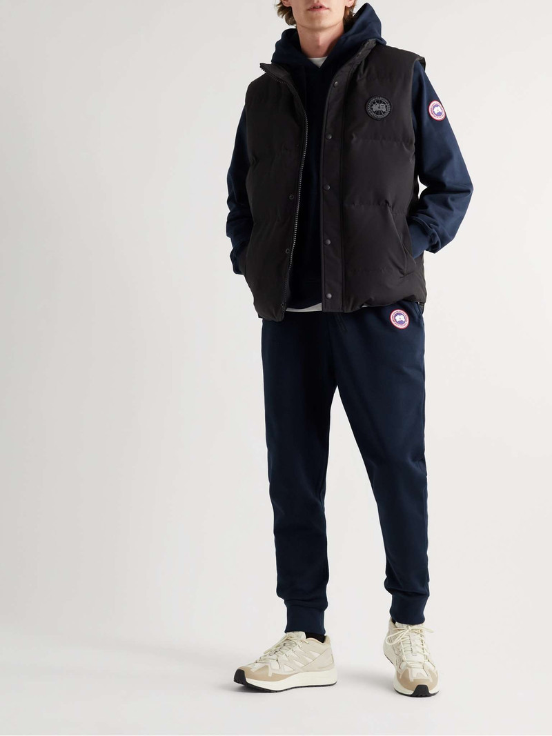 Canada Goose Huron Tapered Logo-Appliquéd Cotton-Jersey Sweatpants outlook