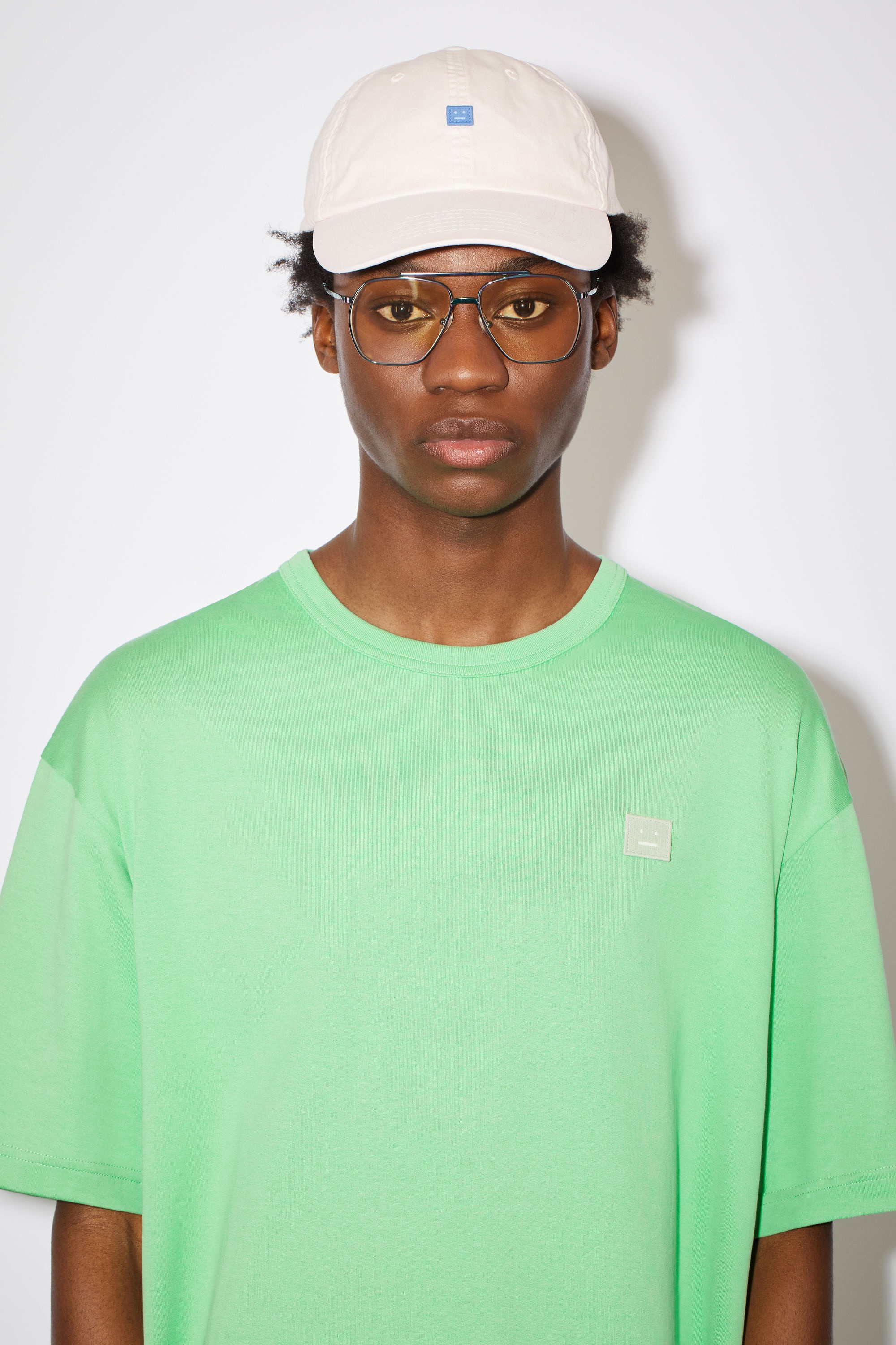 Face logo patch t-shirt - Fern green - 4