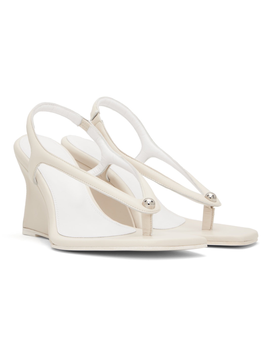 Off-White Valentina Wedge Heeled Sandals - 4