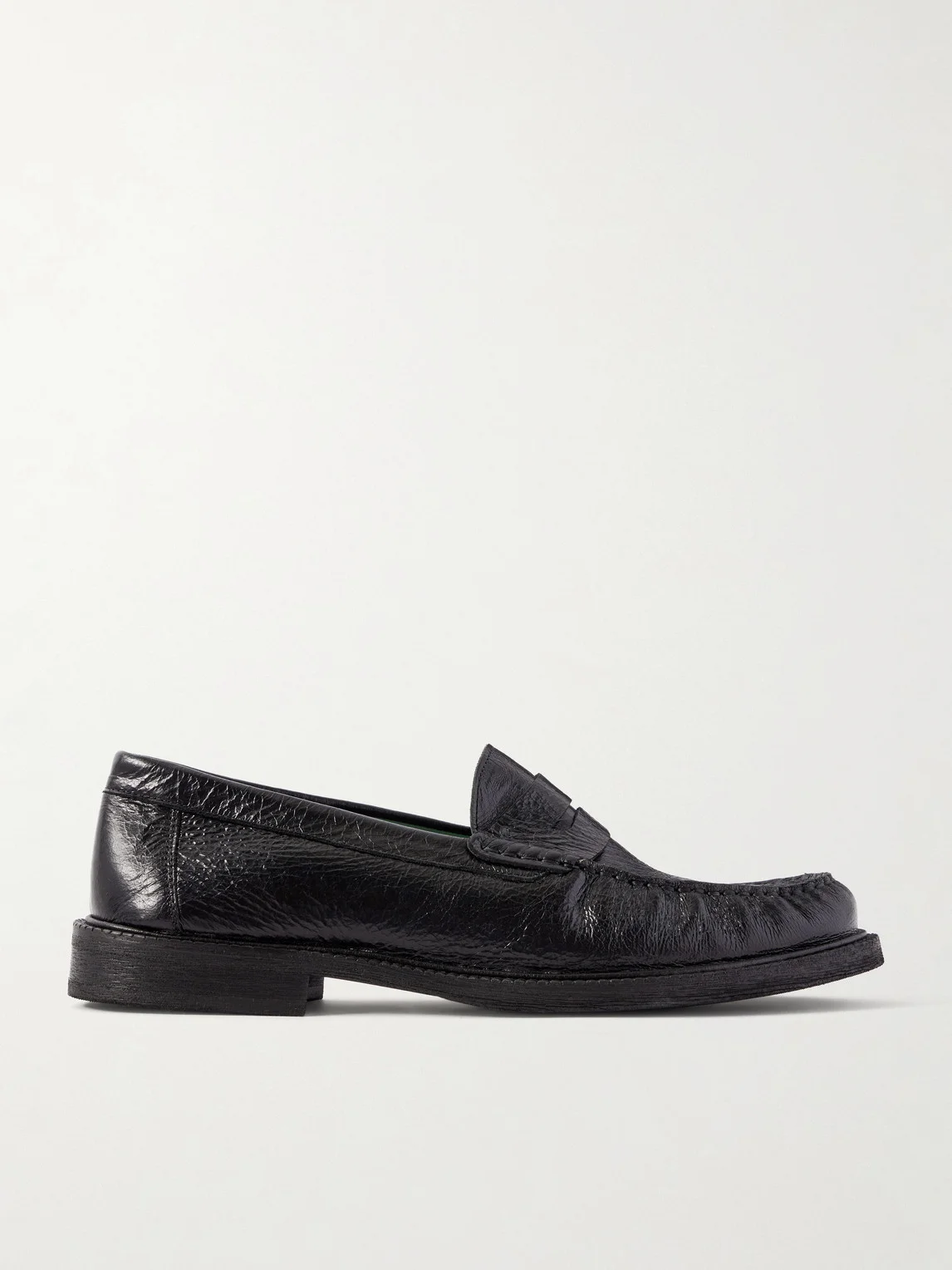 Yardee Tumbled Leather Loafers - 1