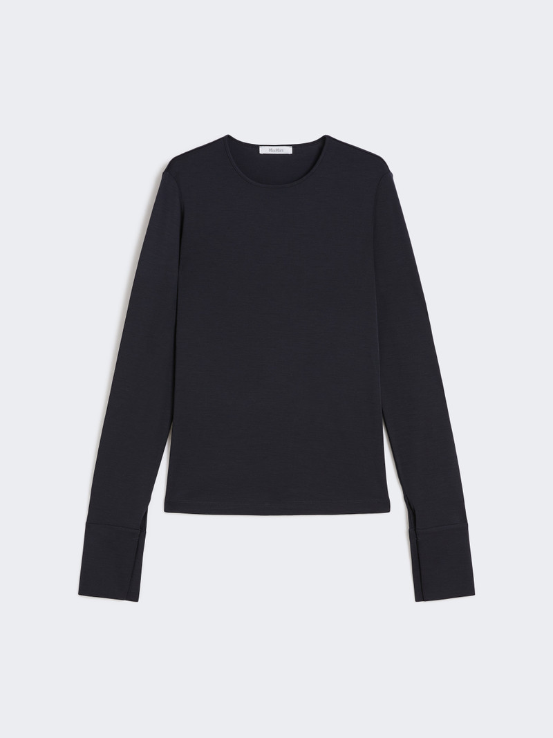 NANNA Wool jersey T-shirt 1
