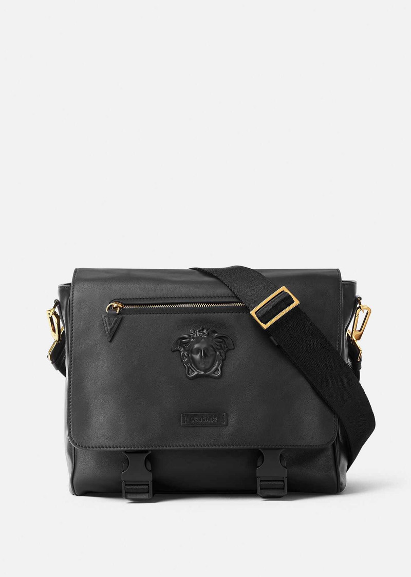 La Medusa Medium Leather Messenger Bag 1