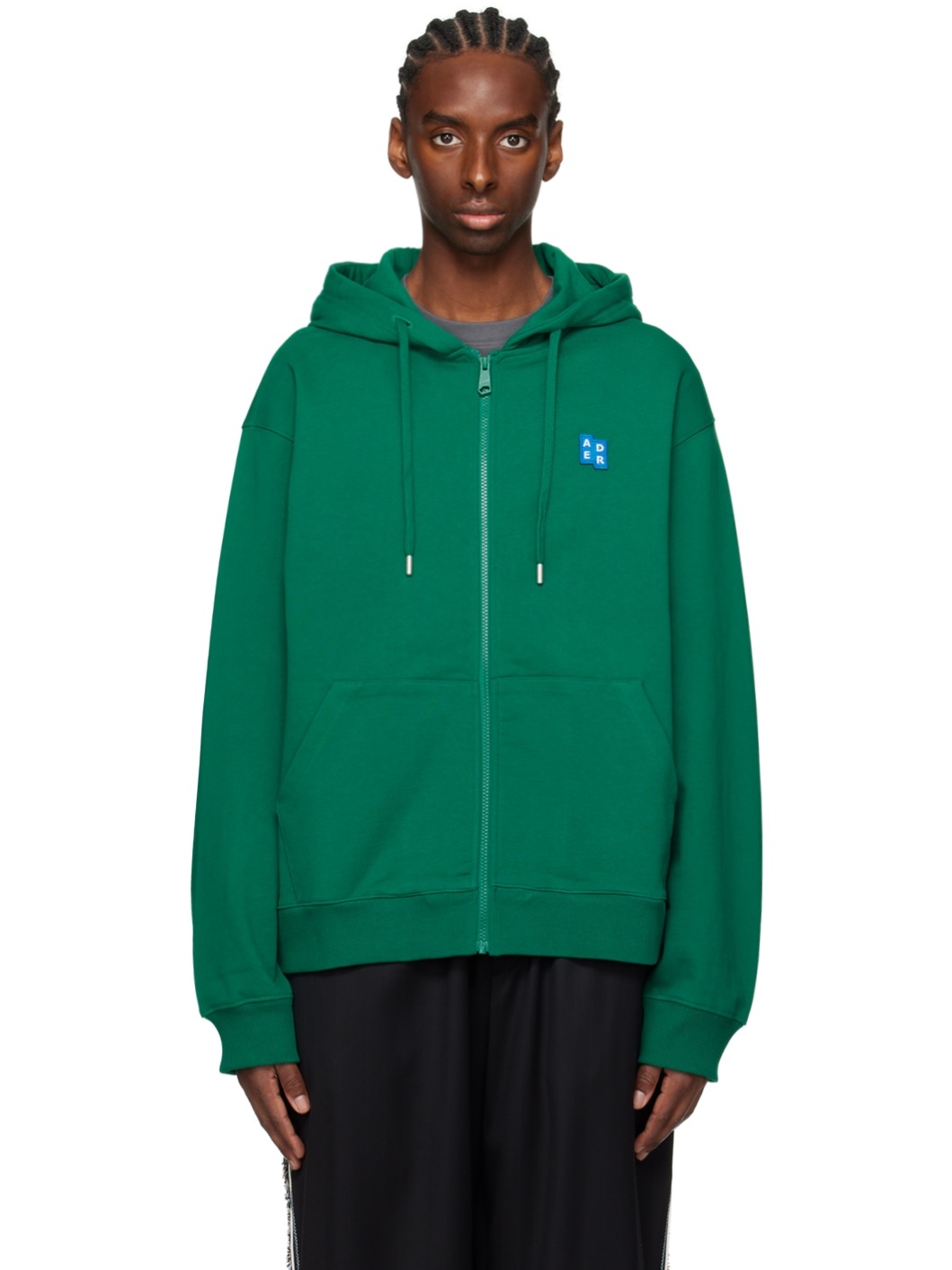 Green Zip Hoodie - 1