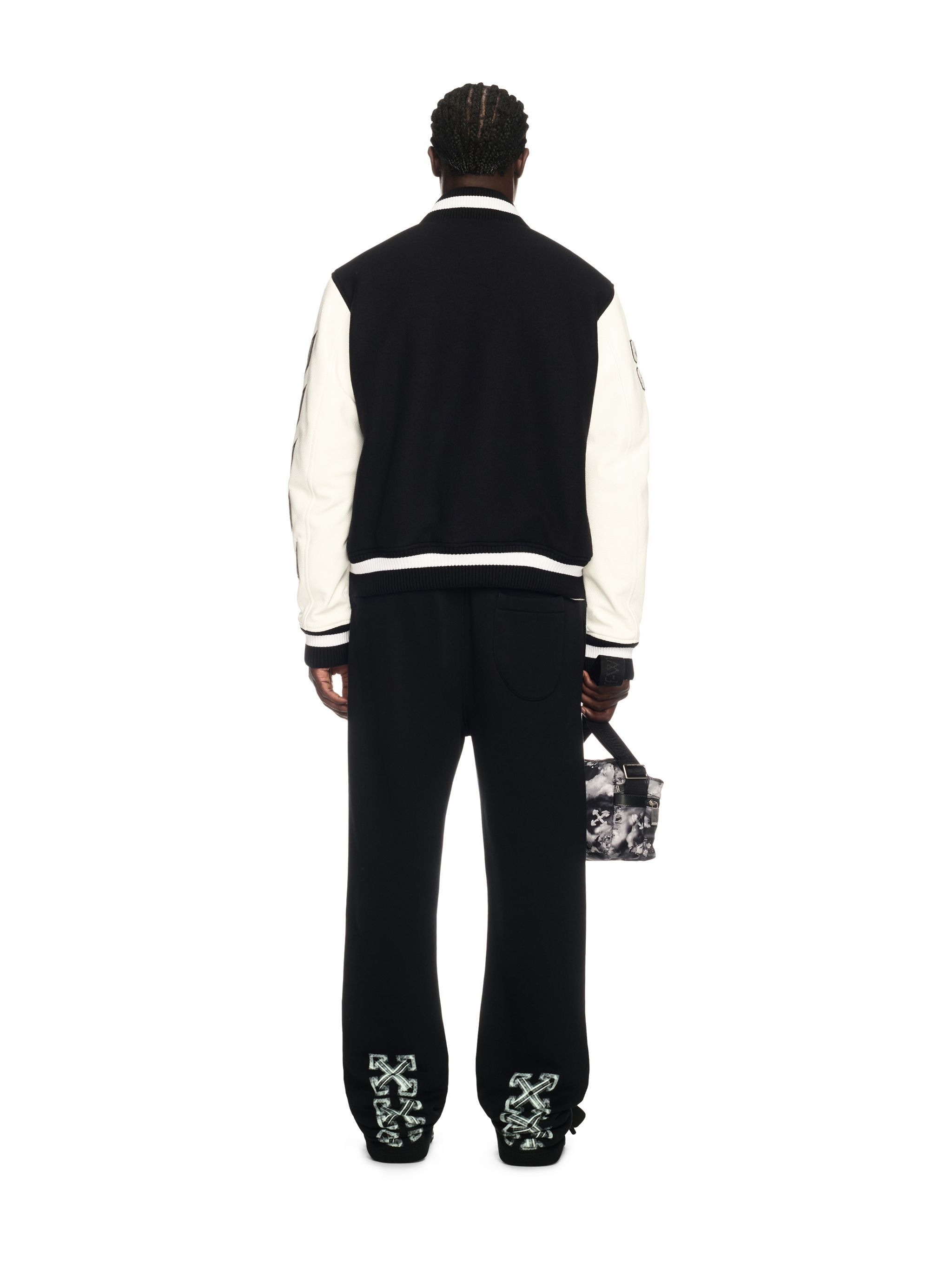 Leather/wool Varsity Jacket - 4