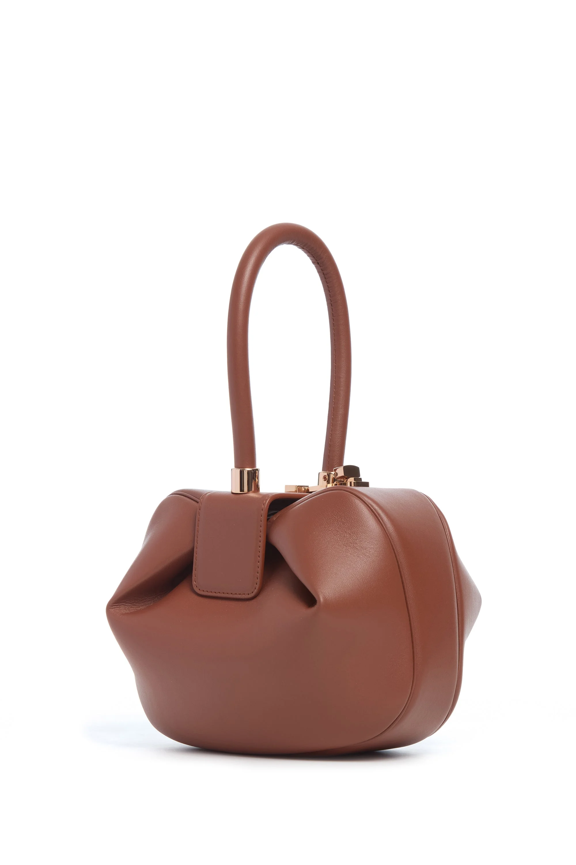 Nina Bag in Cognac Nappa Leather - 1