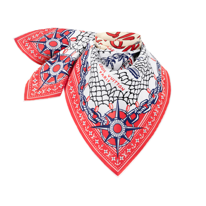 Louis Vuitton LV Ocean Treasure Map Square 70 outlook