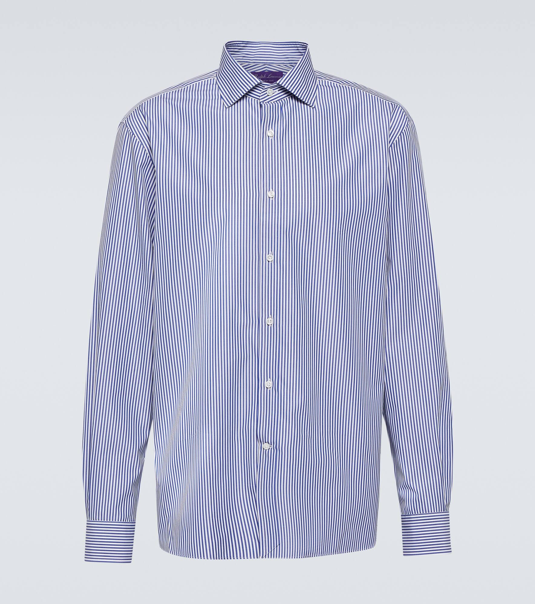 Aston striped cotton shirt - 1