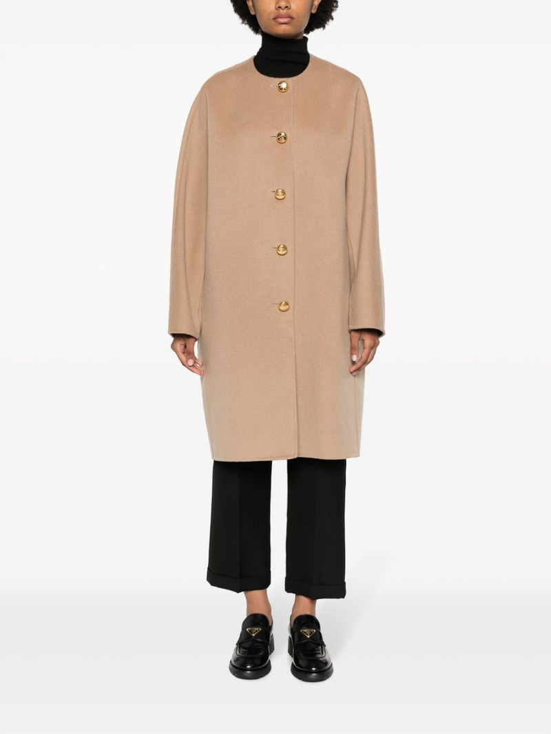 single-breasted belted coat 6