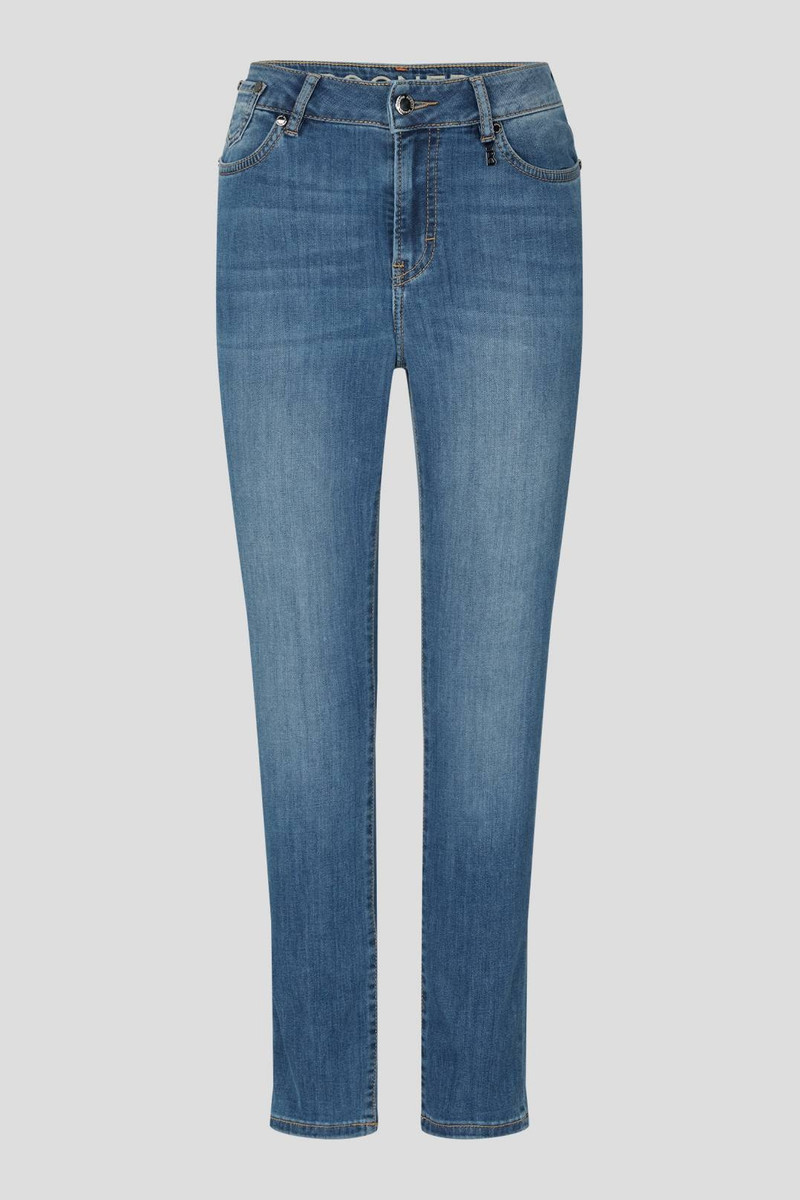 JULIE 7/8 SLIM FIT JEANS IN DENIM BLUE 1