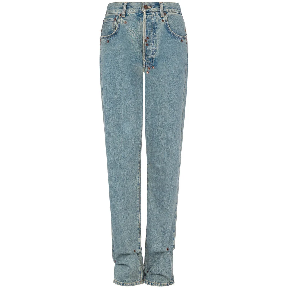 Moschino Blue Denim - Straight-Leg Jeans Women - 1
