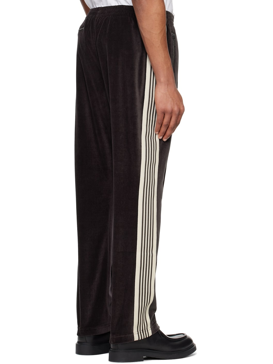 Black Narrow Track Pants - 3