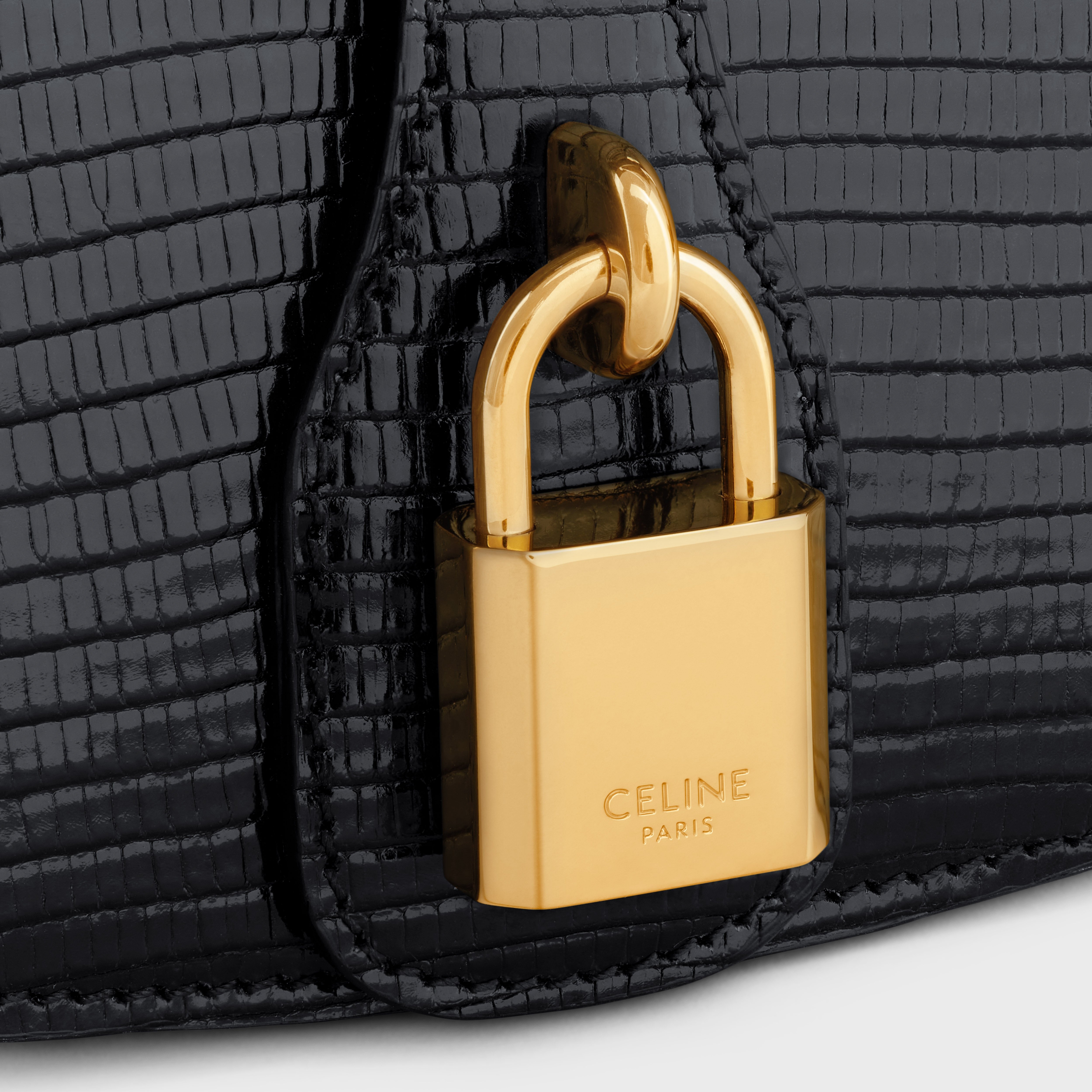 CLUTCH ON STRAP TABOU in lizard - 5