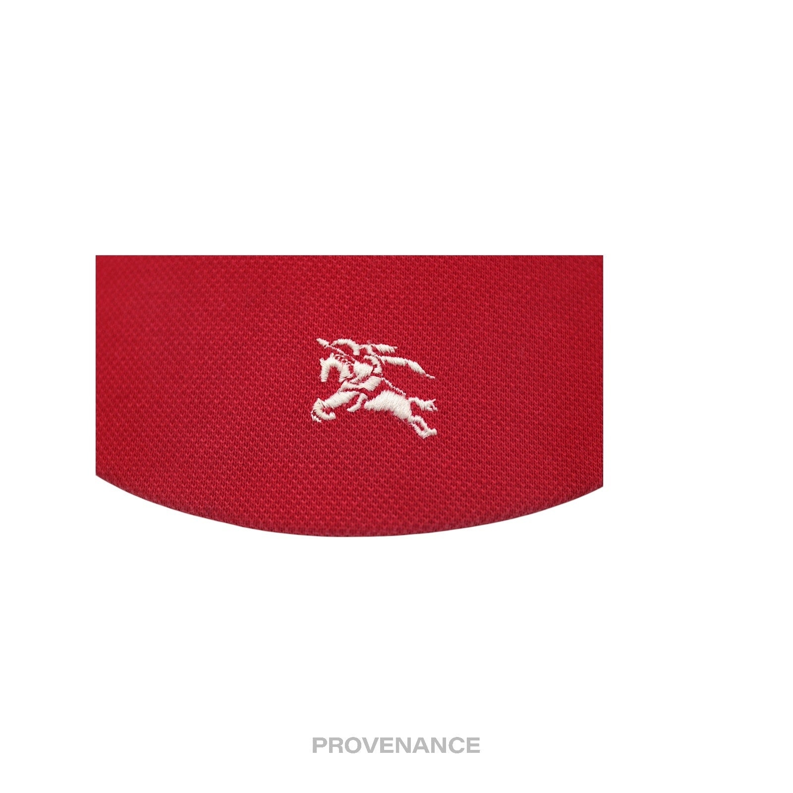 Burberry Burberry Golf Knight Logo Visor - Nova Check Red 