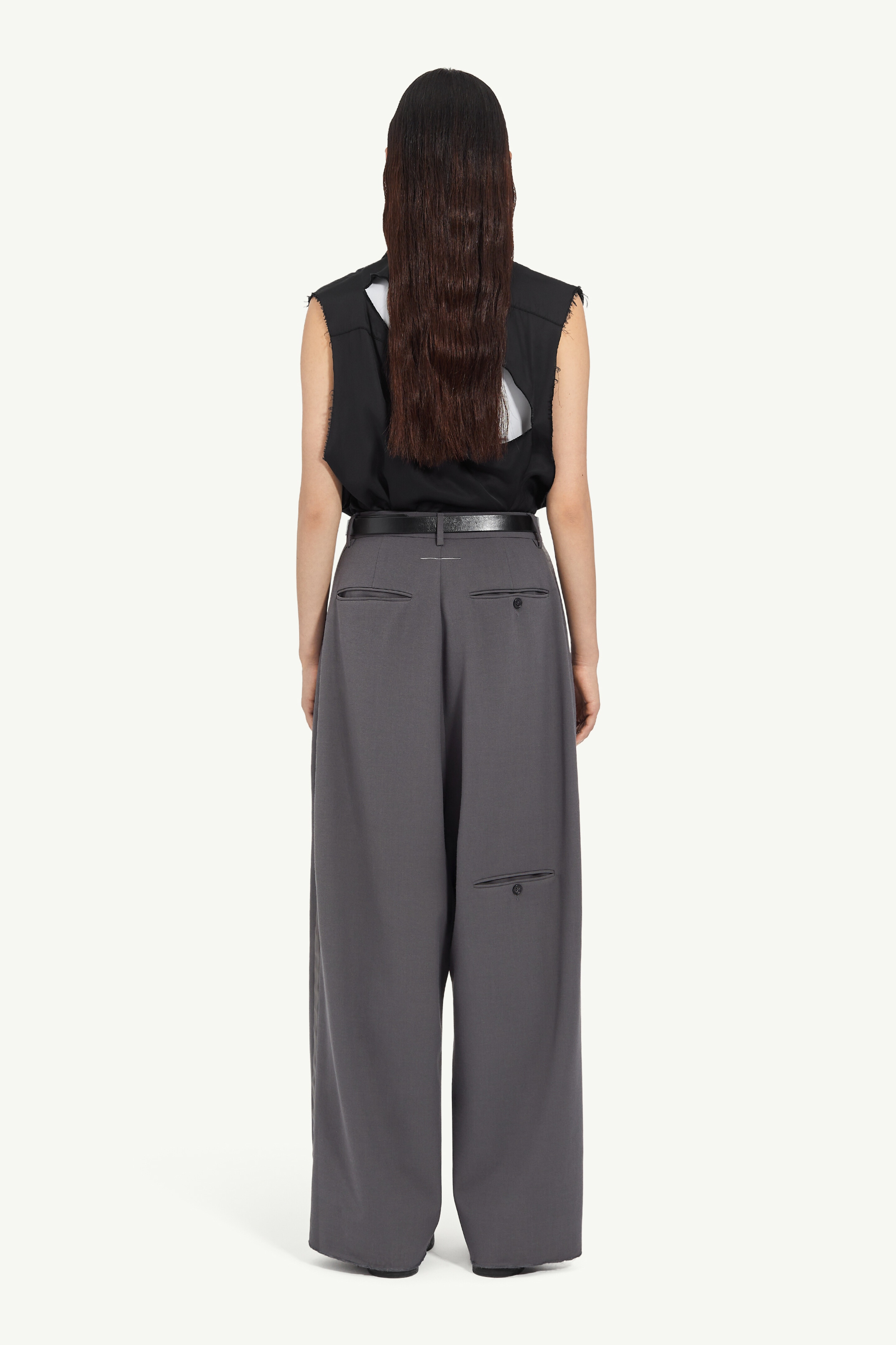Fluid Gabardine Trousers - 4