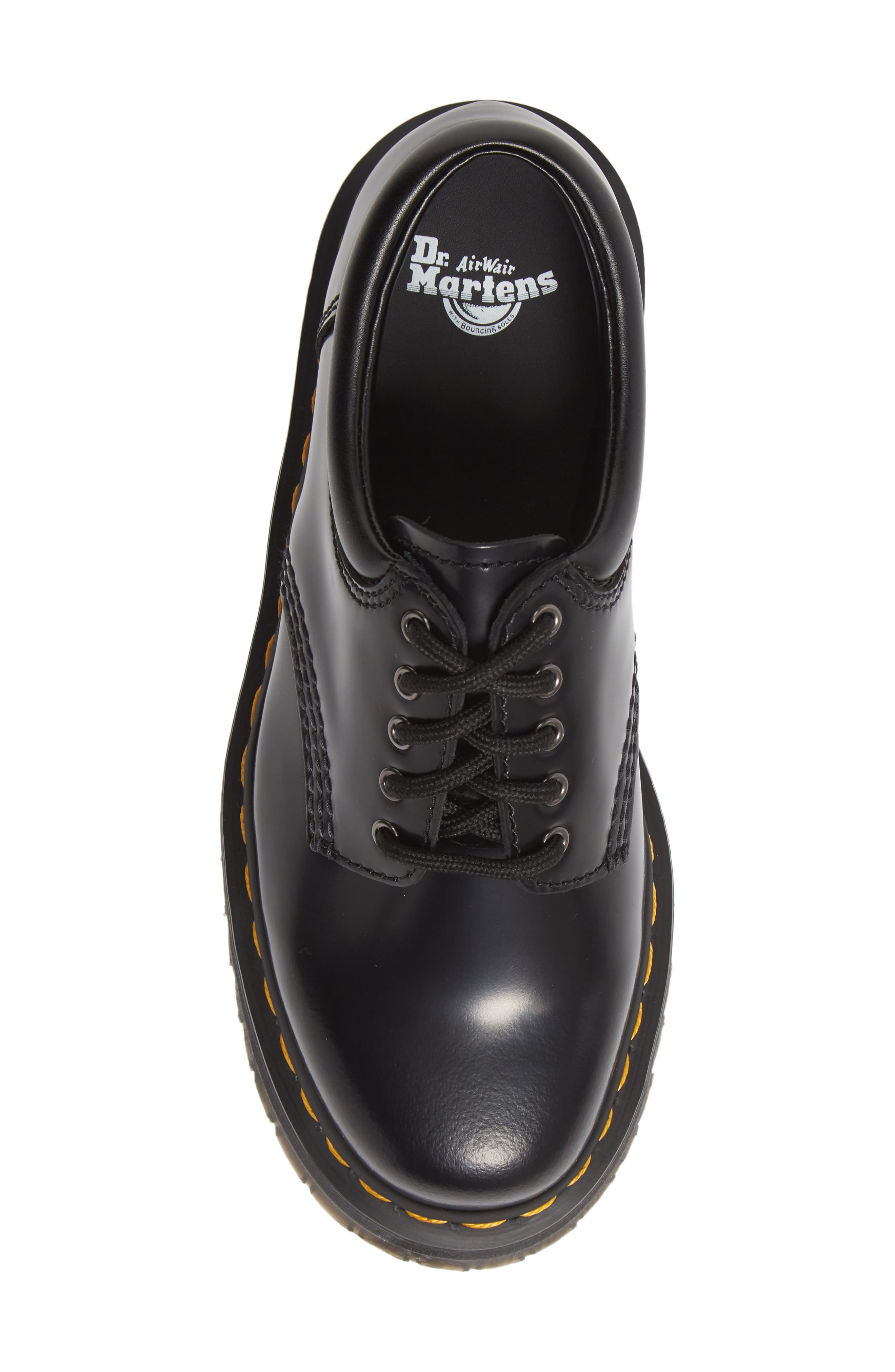 Dr. Martens 8053 Quad Smooth Platform Derby in Black at Nordstrom - 5
