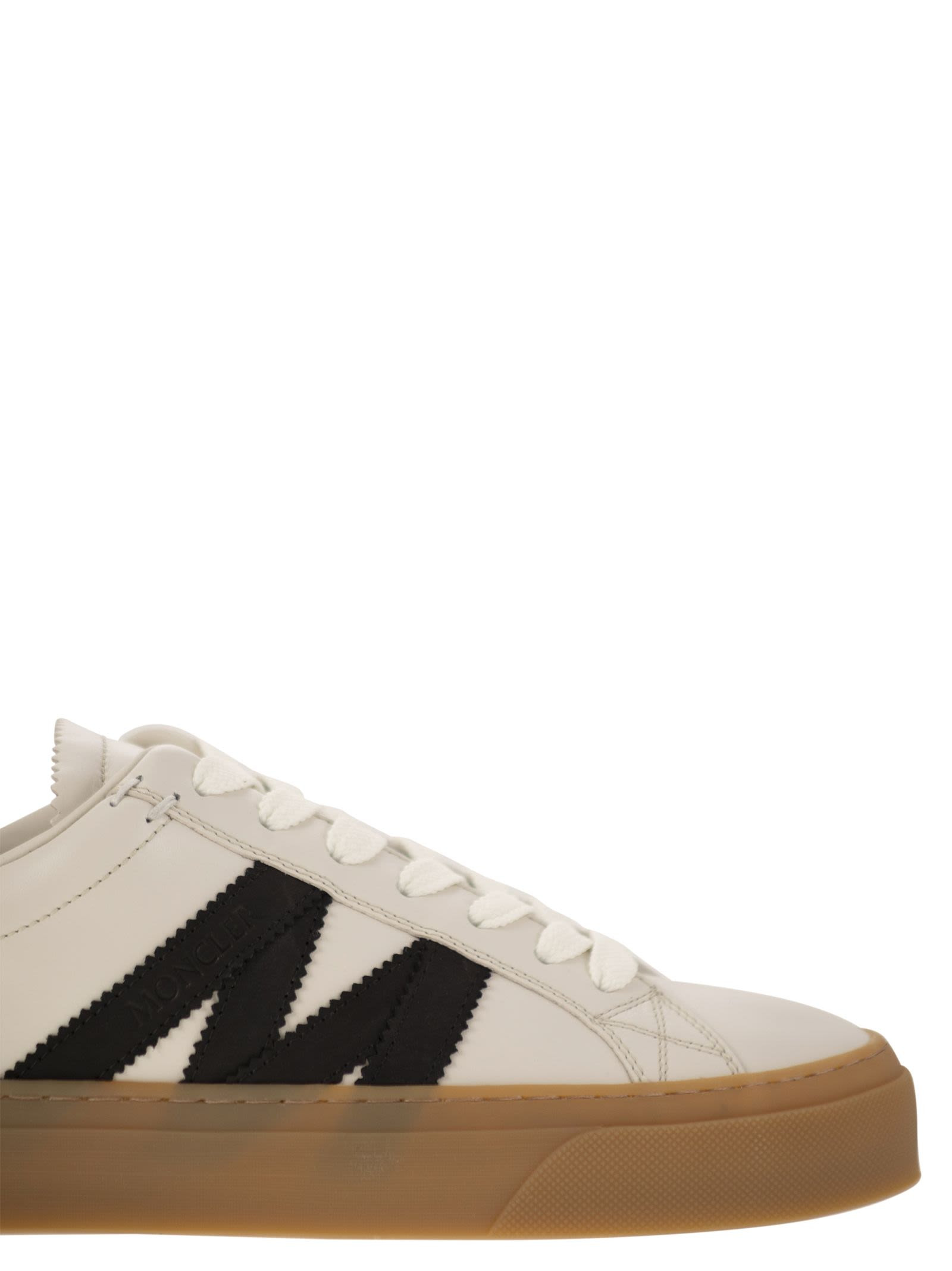 Moncler Men Monaco2 - Leather And Nubuck Sneakers. - 6
