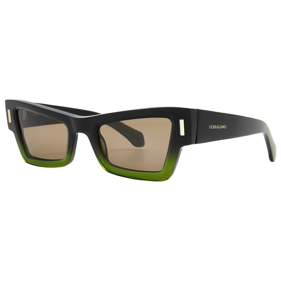 Ferragamo Brown Cat Eye Ladies Sunglasses SF2006S 316 53 - 2