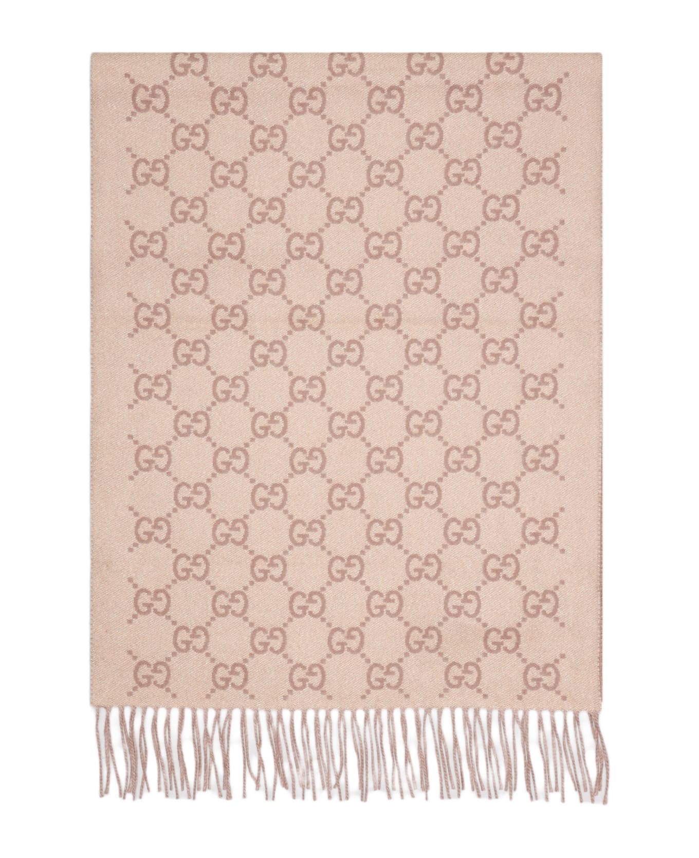マフラー・ストール Gucci Embroidered Cashmere Reversible Scarf GUCCI Wool cashmere scarf with patch | REVERSIBLE