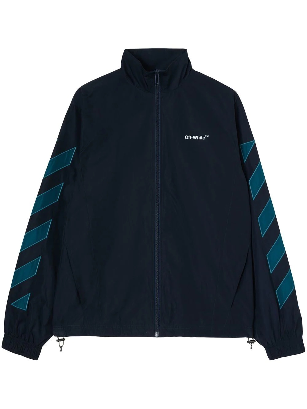 Diag-print track jacket - 1