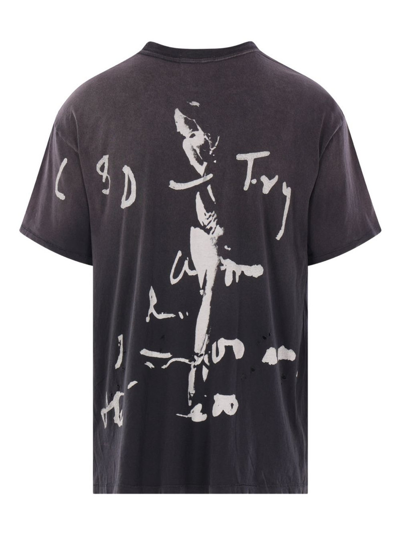 Enfants Riches Déprimés Aanti-Intellectual Ethic distressed graphic-print T-shirt outlook