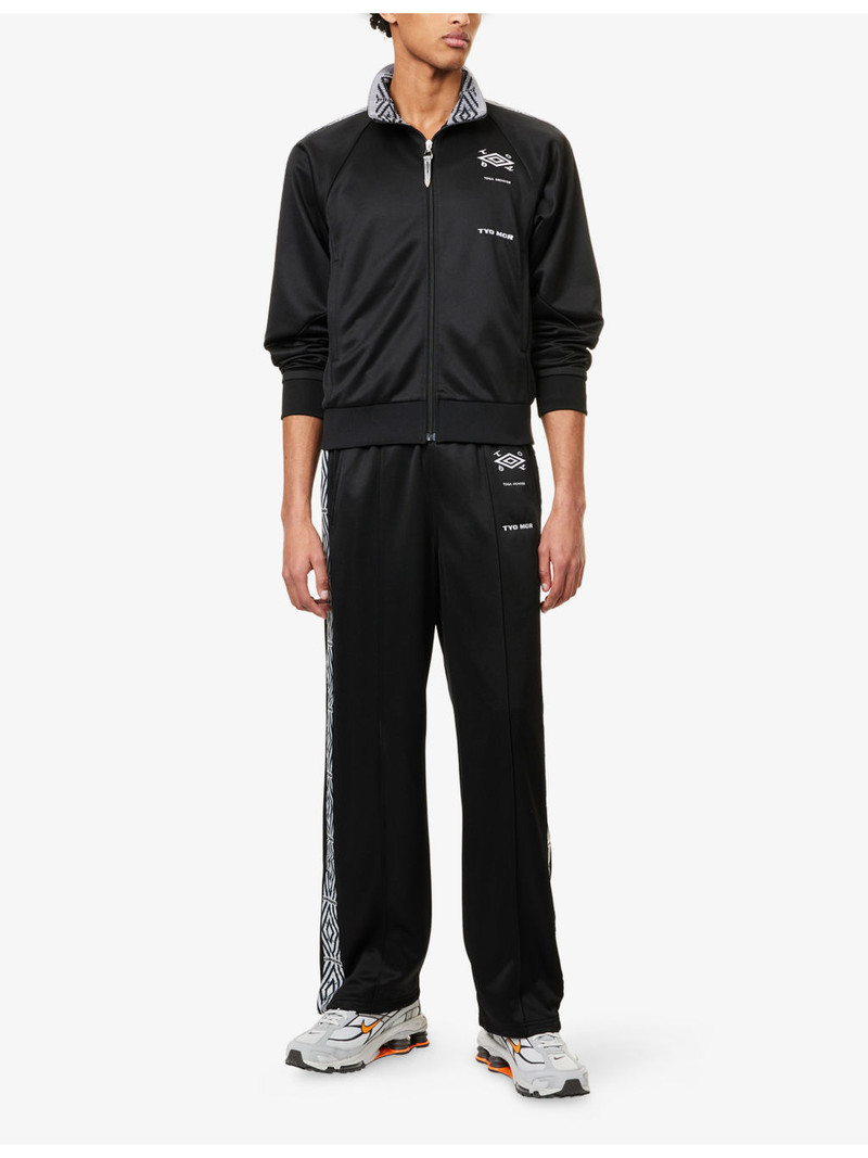 TOGA VIRILIS TOGA x UMBRO Logo-Embroidered Woven Jogging Bottoms outlook