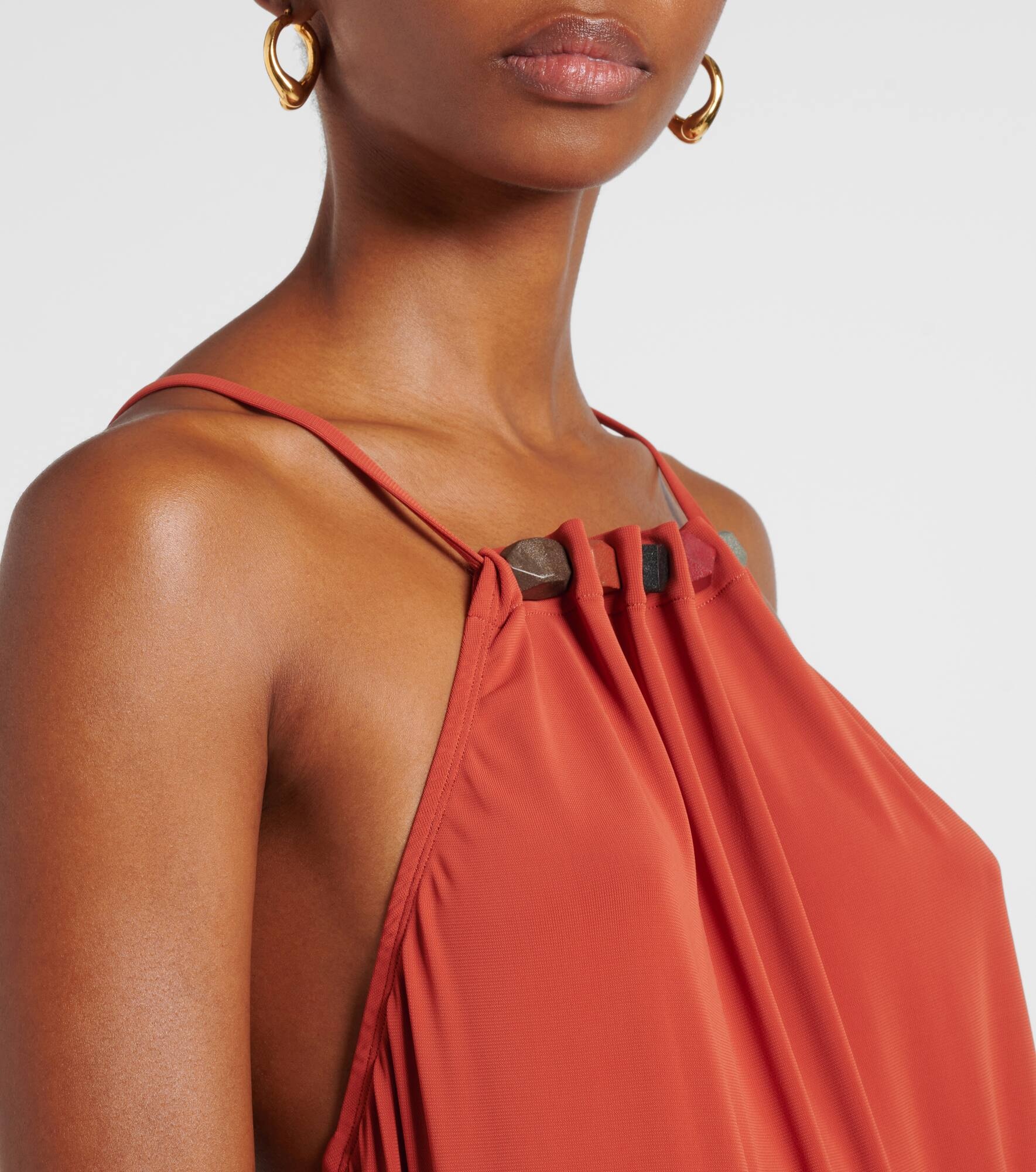 Tiana halterneck maxi dress - 4
