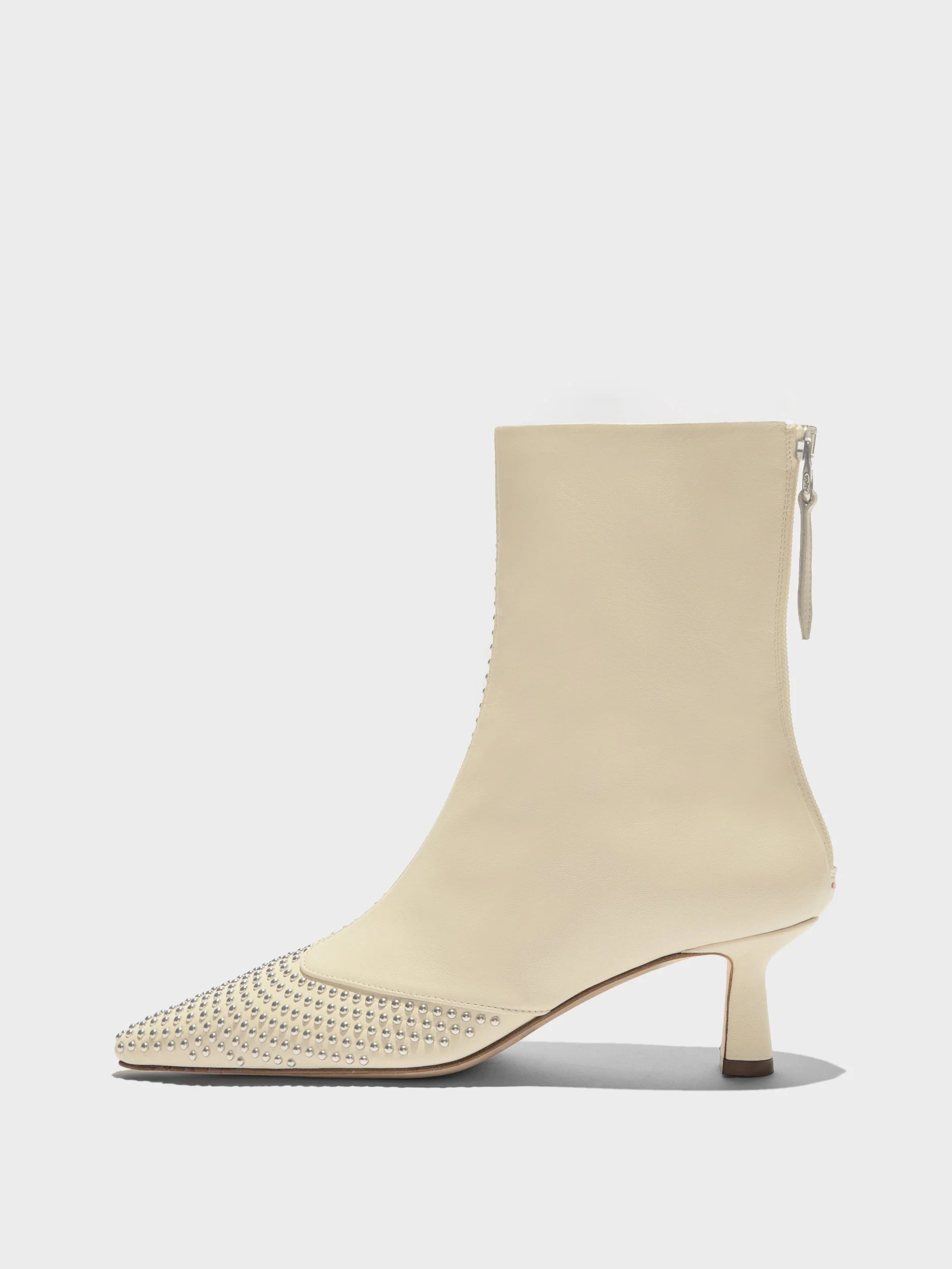 Sila Mini Stud Leather Boots - 1