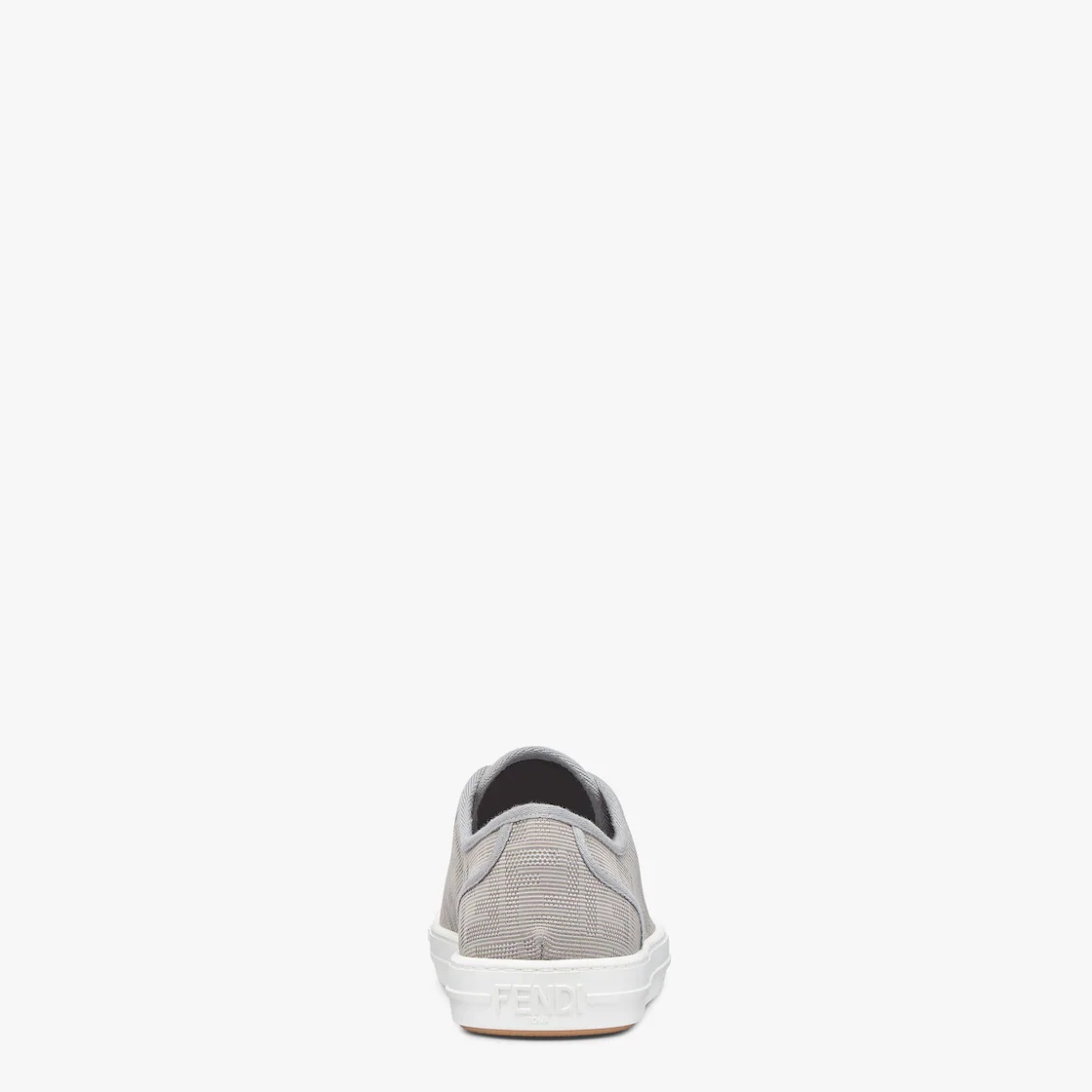 Gray fabric low-tops - 3