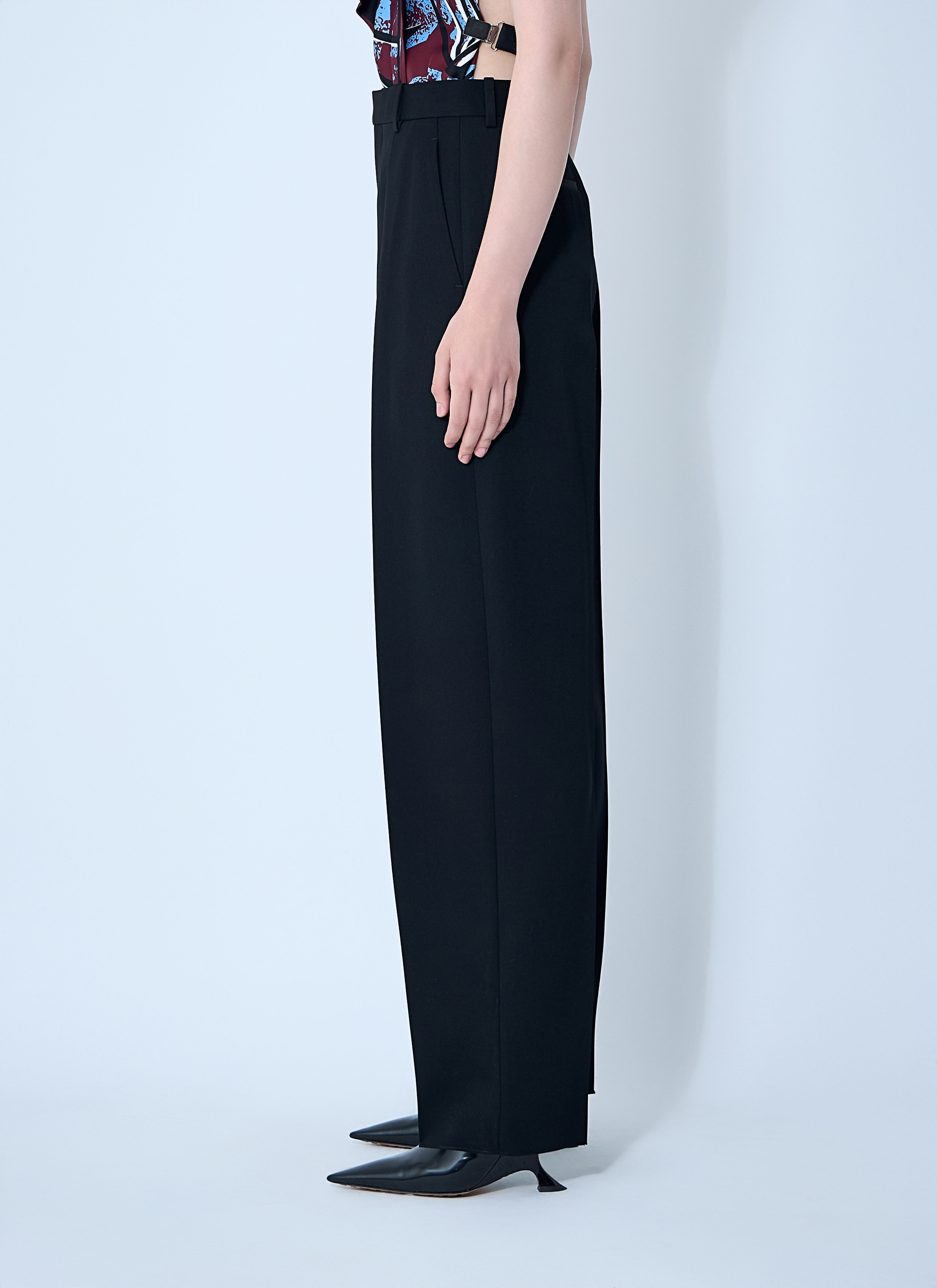 Tailored Wool Pants - 3