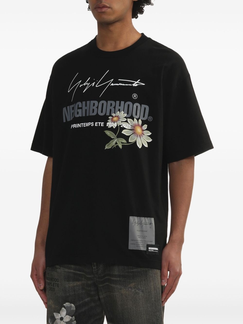x Neighbourhood cotton T-shirt - 3