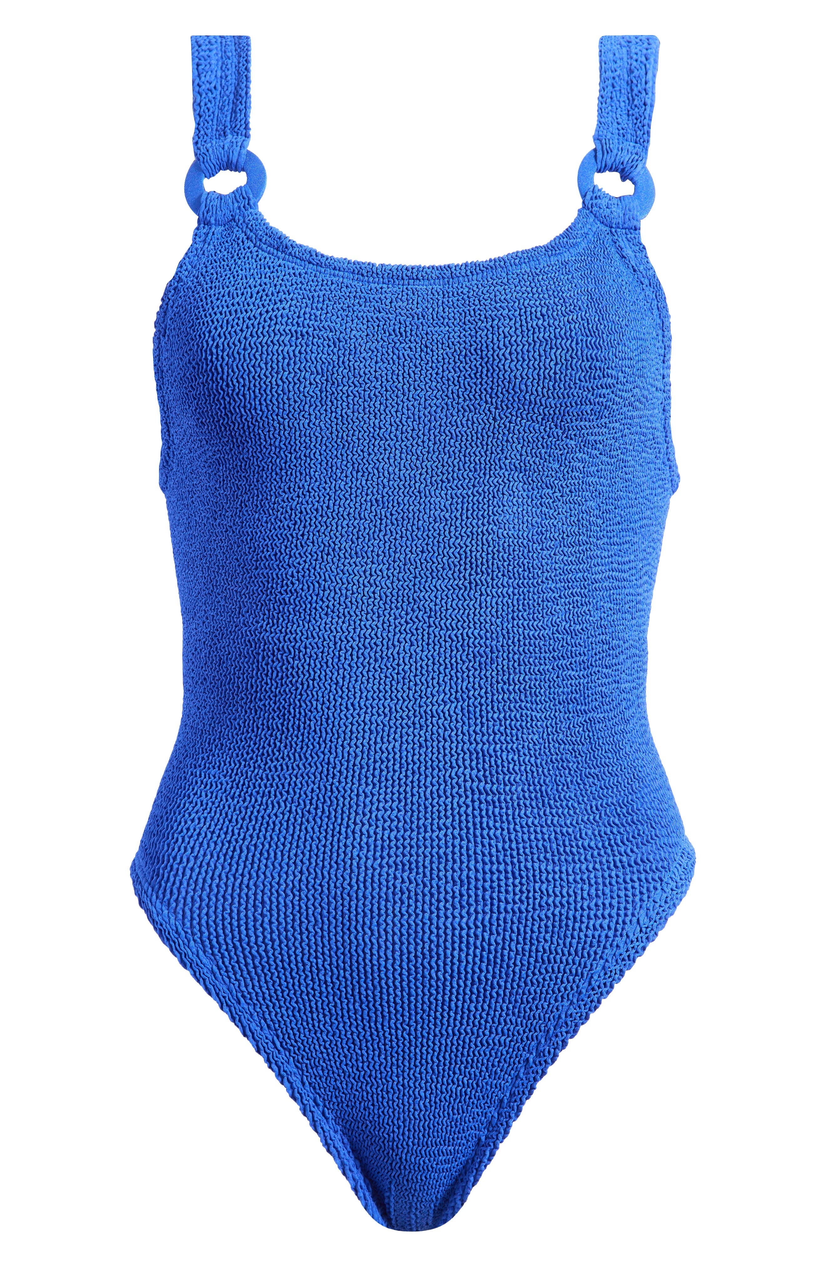 Hunza G Domino One-Piece Swimsuit in Royal Blue at Nordstrom - 6