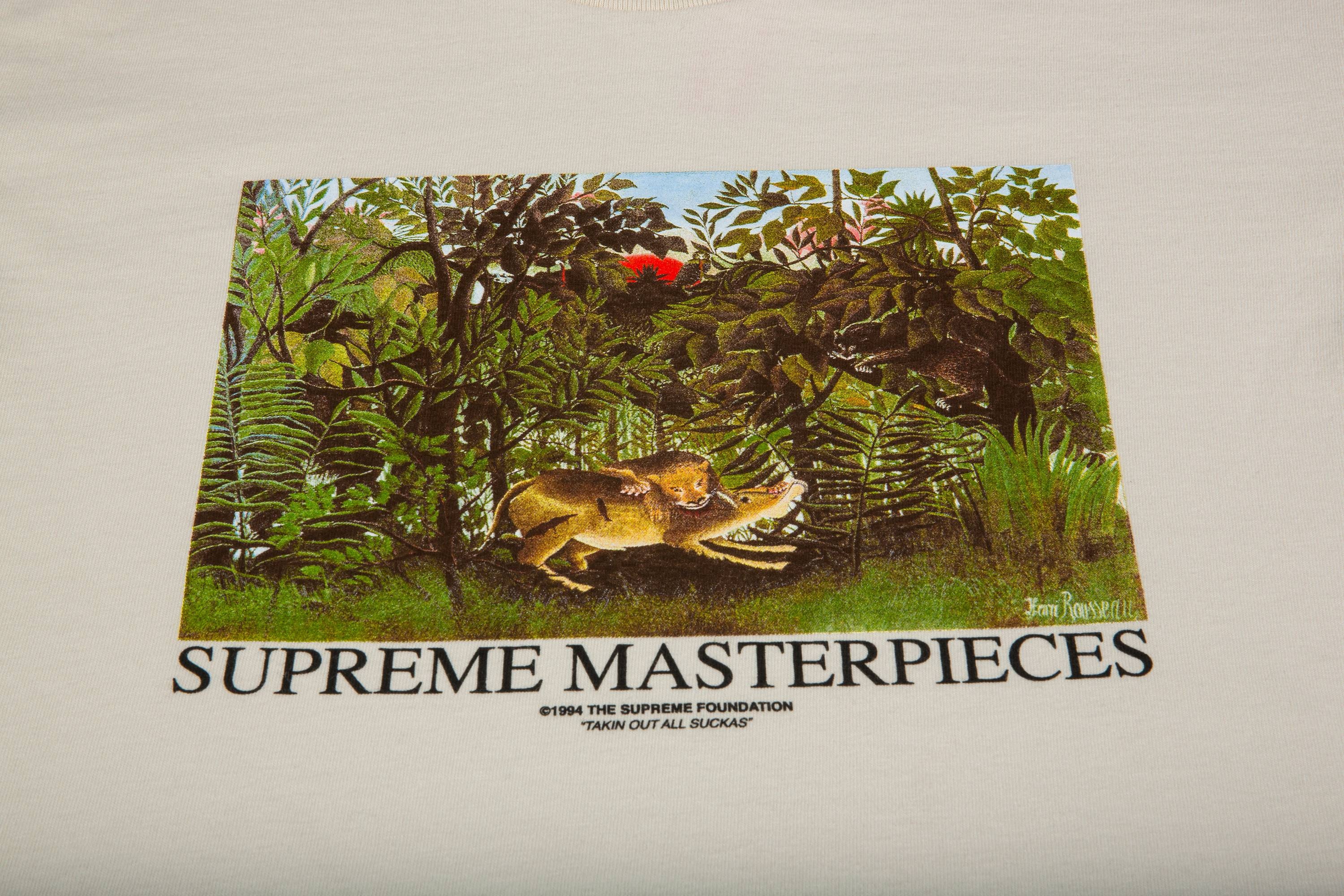 Supreme Supreme Masterpieces Tee 'Natural', goat