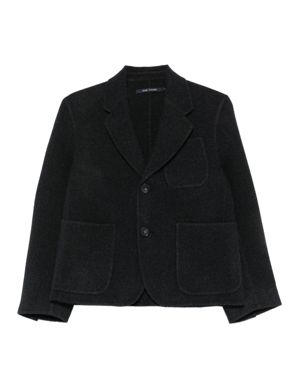 patch-pocket three-button jacket - 1