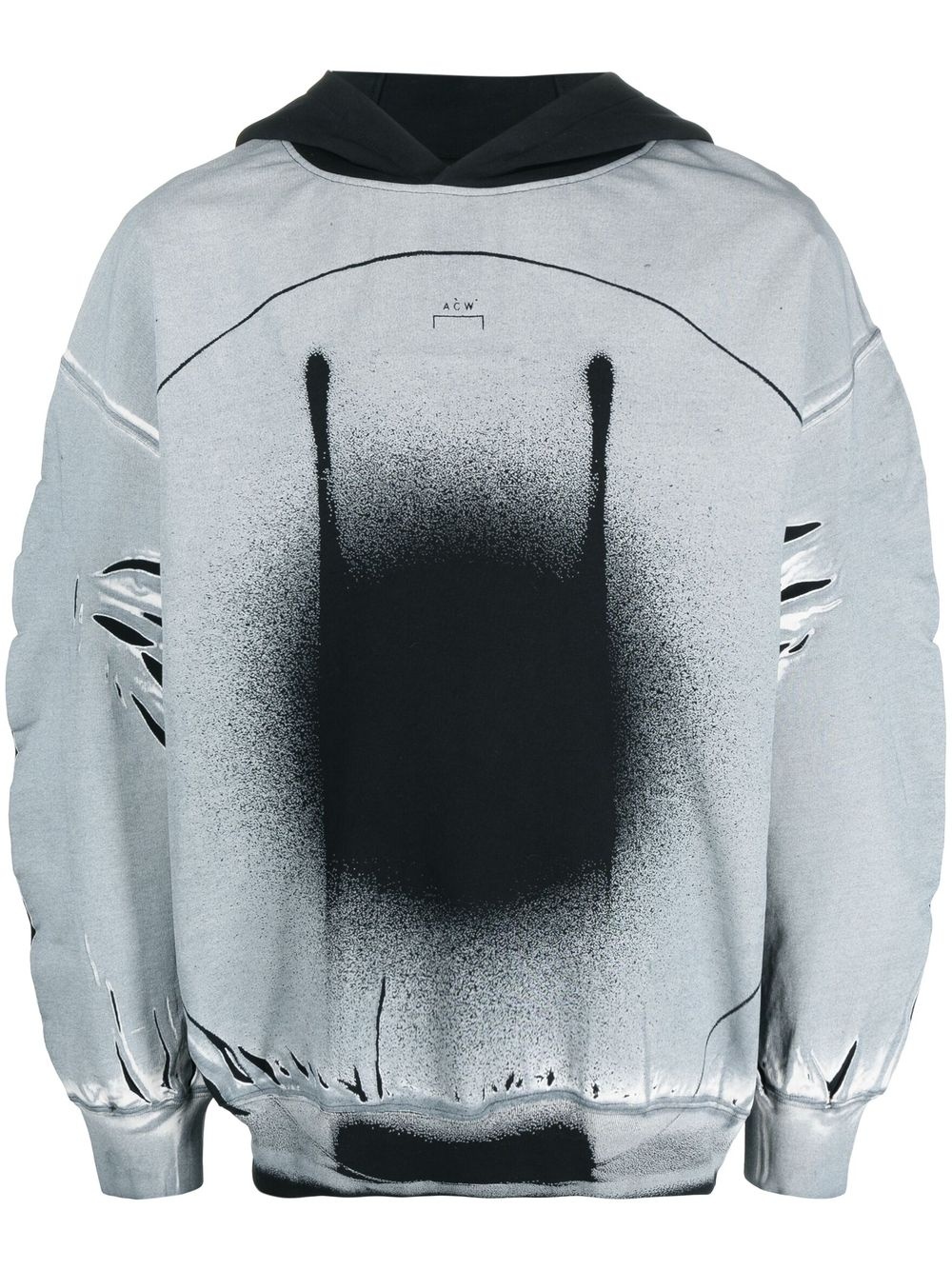 Exposure abstract-print hoodie - 1