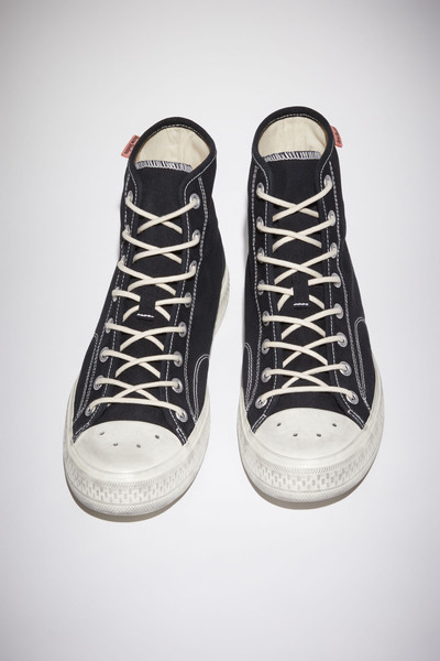 Acne Studios High top sneakers - Black/off white outlook