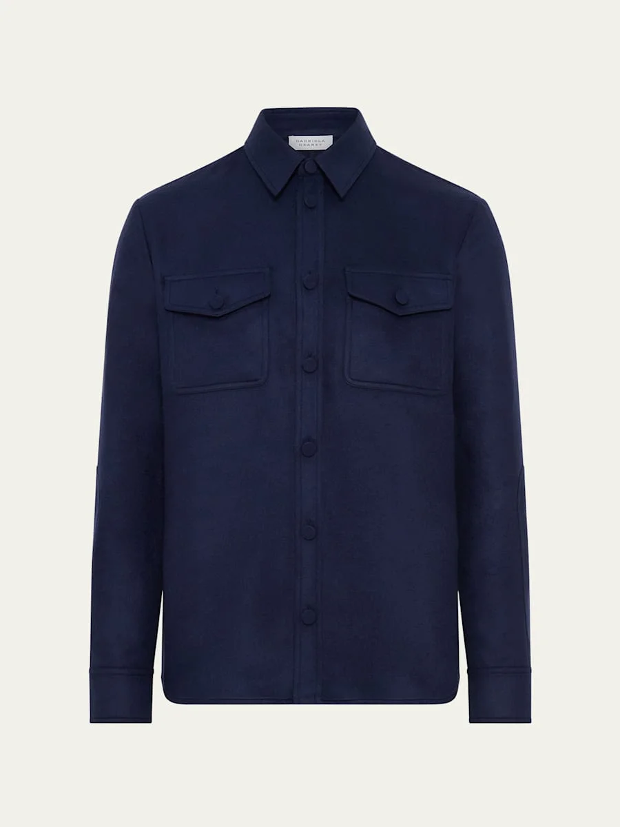 Men's Lucas Silk Overshirt - 1