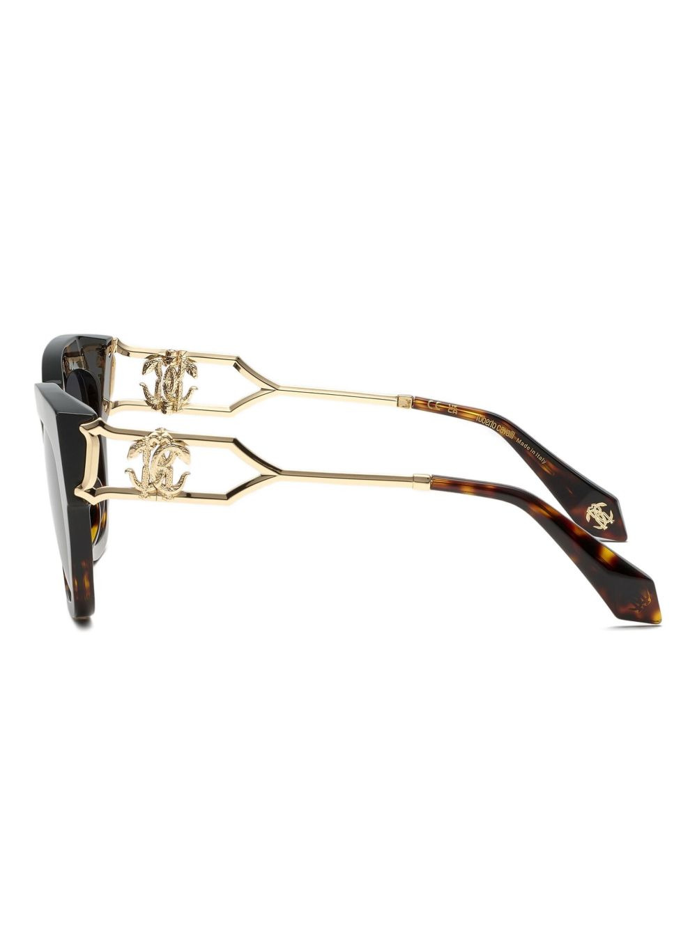 Mirror Snake-plaque sunglasses - 3