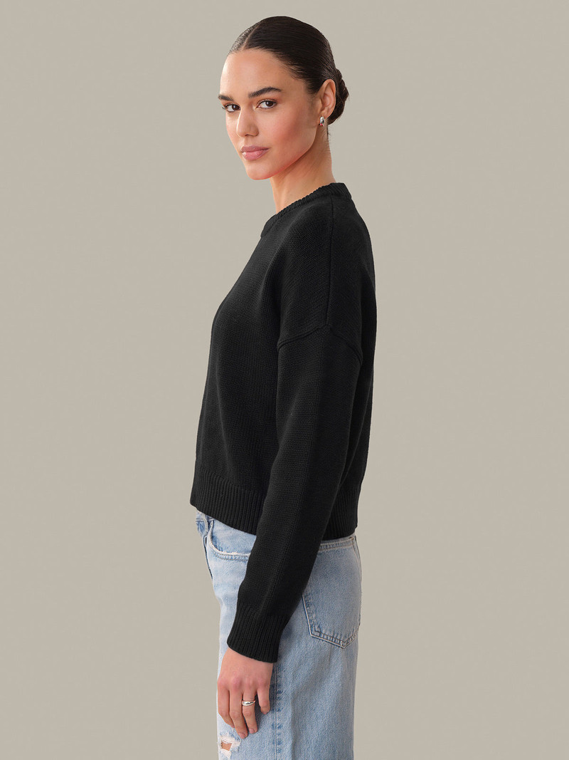 525 america Veda: Classic Cotton Crewneck Sweater outlook