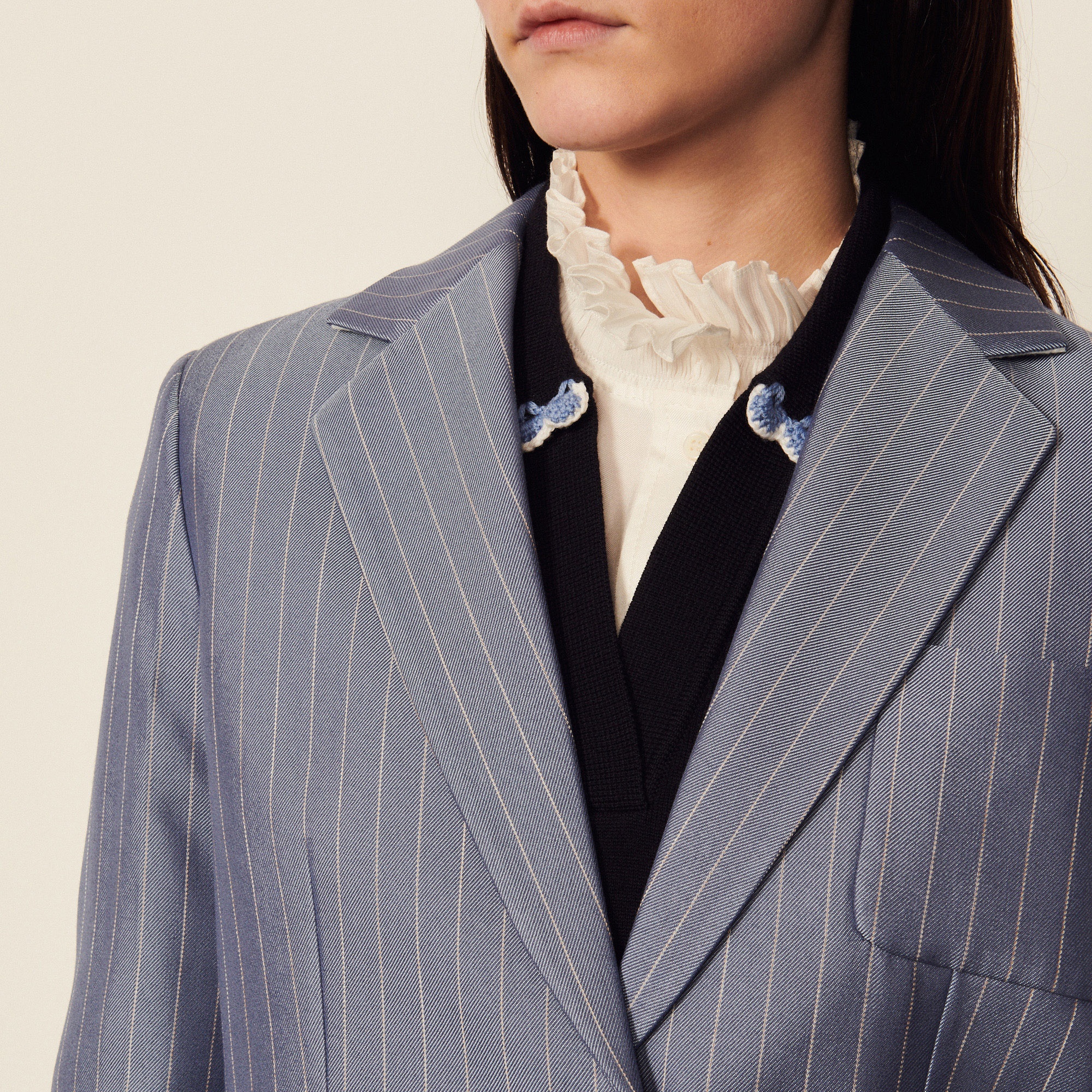 Striped tailored jacket - 5