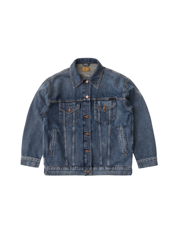 Elin Blue Maze Denim Jacket - 7