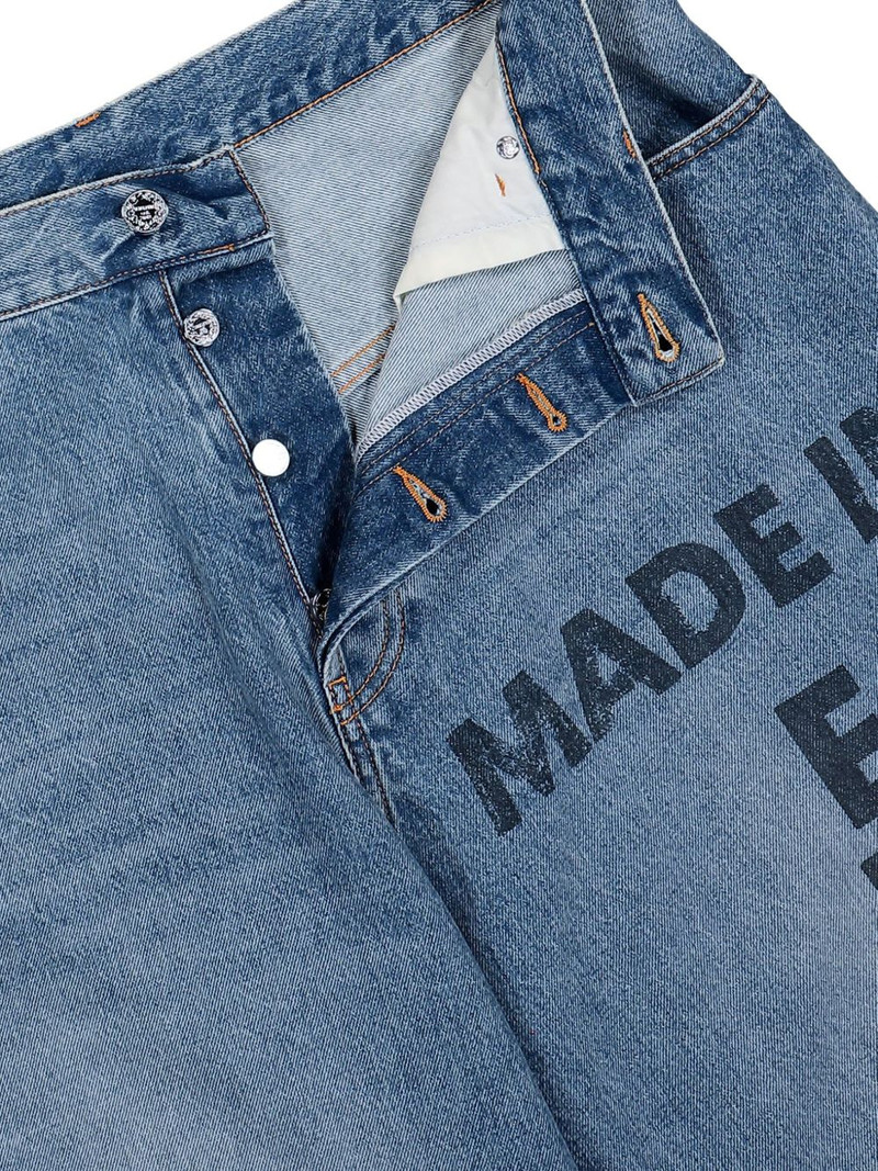 text-print jeans 4