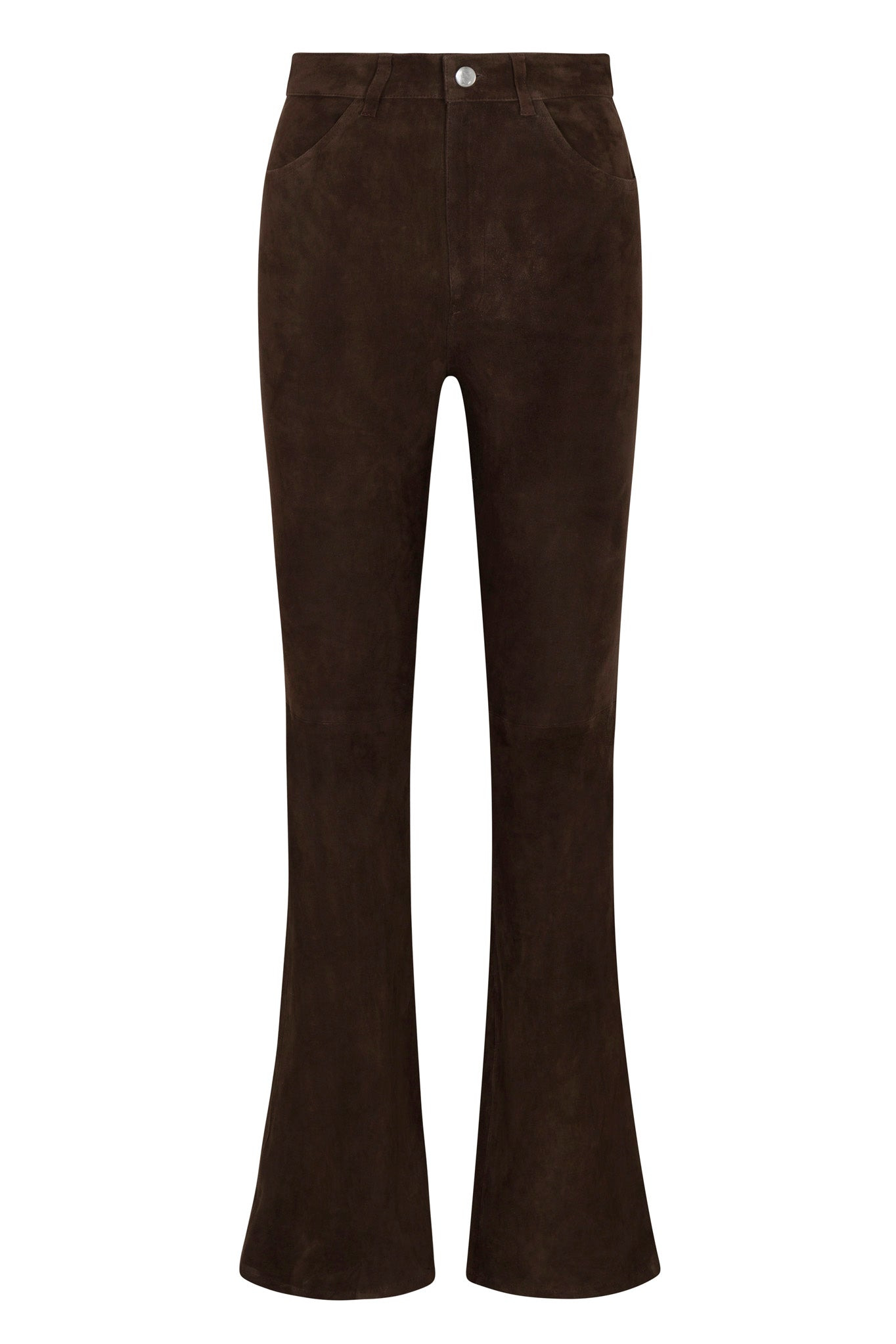AMERICANO SUEDE 5 POCKET MICRO FLARE PANTS - 4