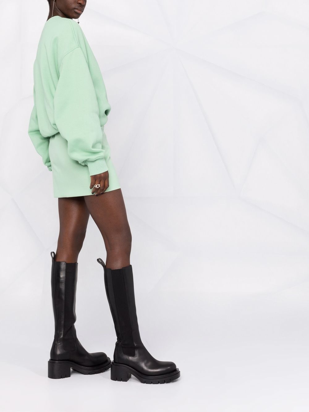 drop-shoulder silhouette sweatshirt - 4