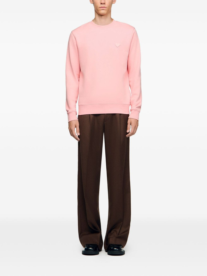 Sandro heart-motif sweatshirt outlook